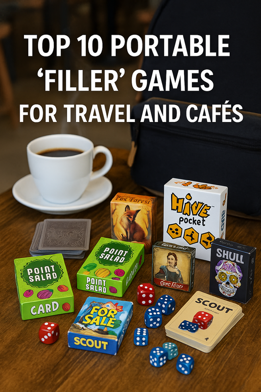Top 10 Portable ‘Filler’ Games for Travel and Cafés