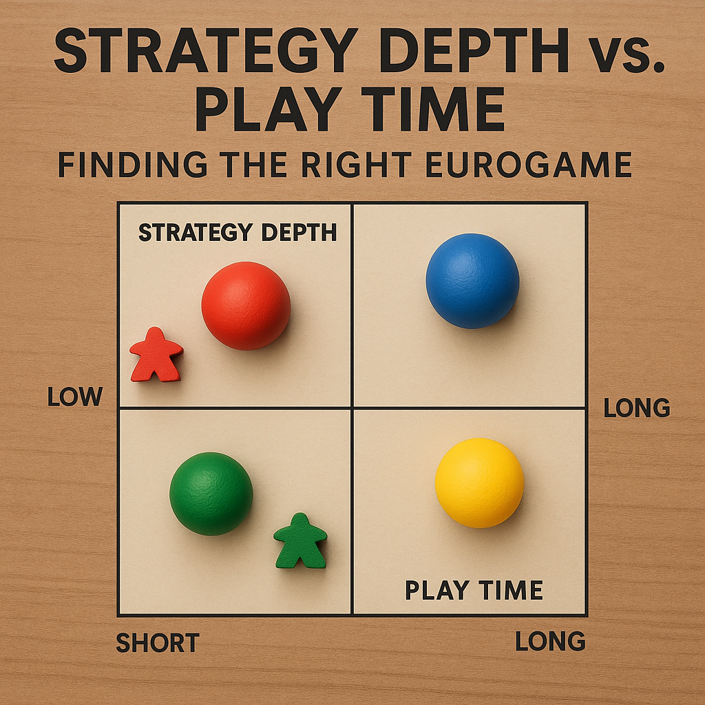 Strategy Depth vs. Play Time: Finding the Right Eurogame
