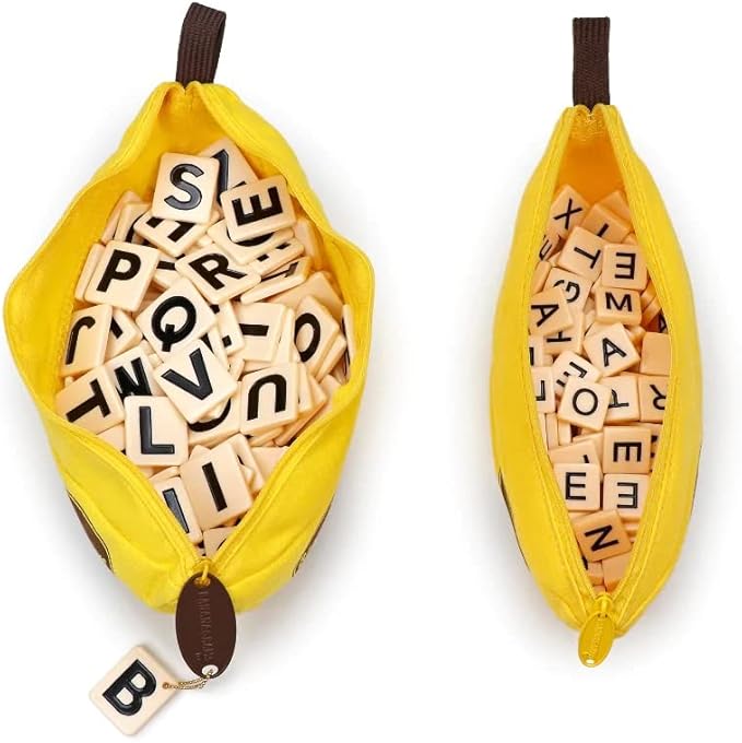 Big Letter BANANAGRAMS: Family Word Game With Easy To See And Handle Letter Tiles