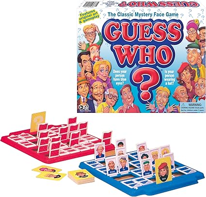 Guess Who? Classic Deduction Game for Kids Aged 6 and Up
