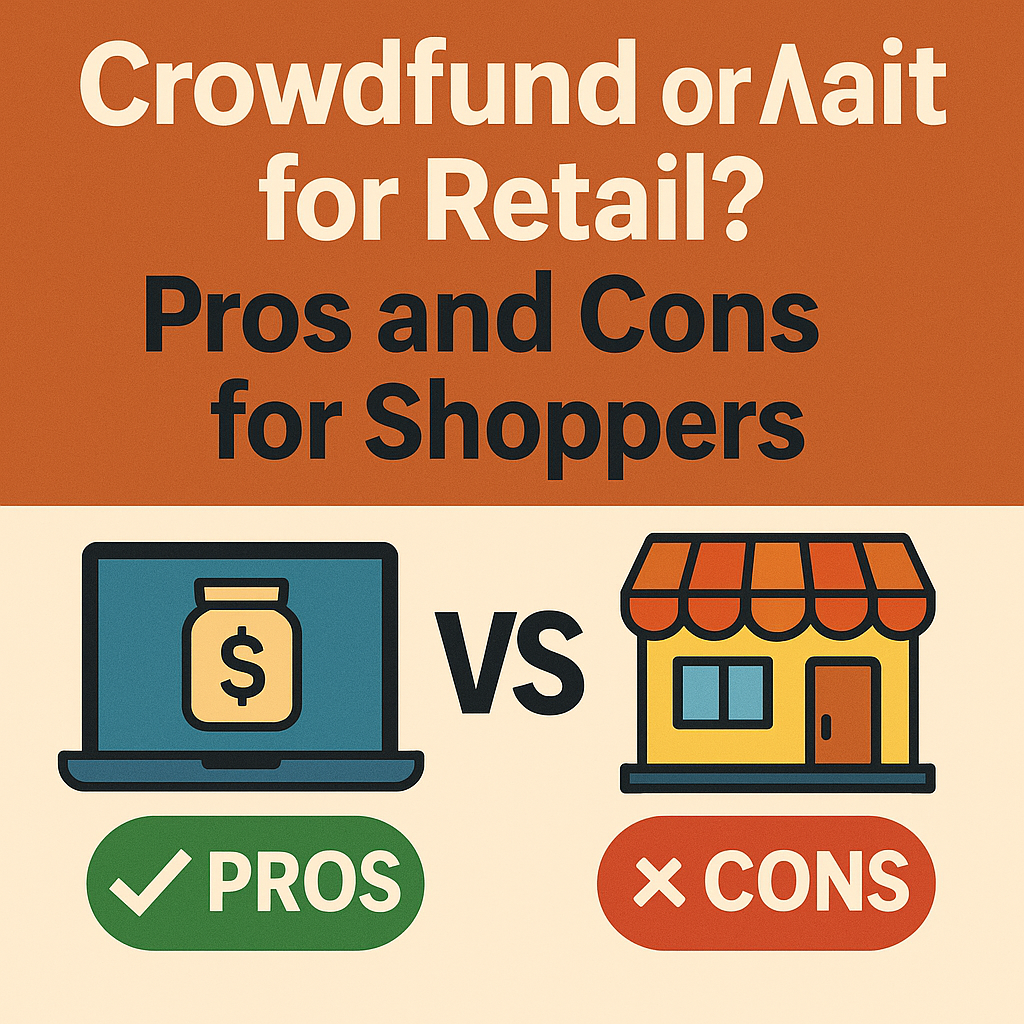 Crowdfund or Wait for Retail? Pros and Cons for Shoppers