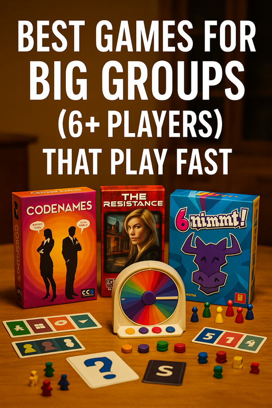 Best Games for Big Groups (6+ Players) That Play Fast