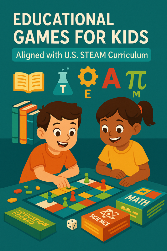 Educational Games for Kids Aligned with U.S. STEAM Curriculum