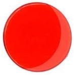 Regal Bingo Plastic Bingo Chips 500 Pcs - Clear Transparent Counters Game Chips Set for Board Game - Fun Bingo Night - 3/4 Inch Red Color