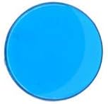 Regal Bingo Plastic Bingo Chips 1000 Pcs - Clear Transparent Counters Game Chips Set for Board Game - Fun Family Bingo Night - 3/4 Inch Blue Color