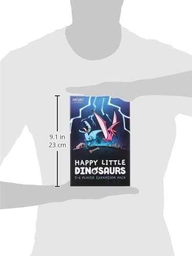 Happy Little Dinosaurs: 5-6 Player Expansion Pack - Cute card game for kids, teens, & adults - Dodge life’s disasters! - 5-6 players ages 8+ - Great for game night
