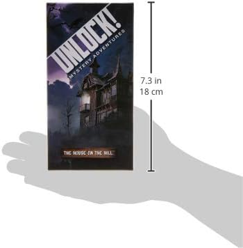 Unlock! The House on the Hill Card Game - Cooperative Tabletop Escape Room Experience! Fun Family Game for Kids & Adults, Ages 10+, 1-6 Players, 60 Min Playtime, Made by Space Cowboys