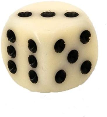 Chessex CHX25800 Dice-Opaque: 36D6 Ivory/Black Set