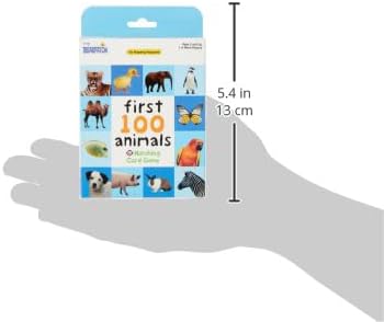 Briarpatch, First 100 Animals Matching Card Game, Based On Board Books by Roger Priddy, Preschool Learning for Kids