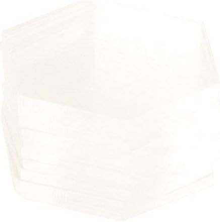 The Broken Token Clear Hex Miniature Bases for Board Game Figures - Visible & New Miniature Bases with Clear Acrylic and MDF Bases - Pack of 10 (1")