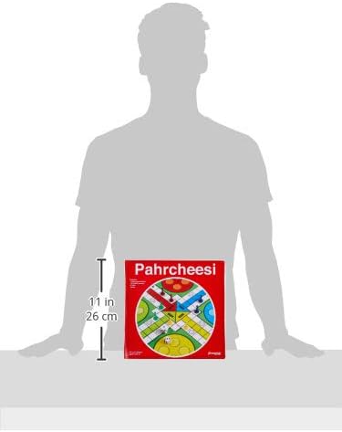 Pressman Toy Pahrcheesi in Box, Red, Pahrchessi