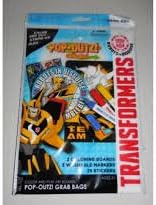 Transformers Pop Outz Color and Play Activity Boards Grab Bag by Montco Crafts