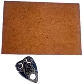 Spirit Calling Black Mini Design Oui Board Game for Spirit Hunt with Planchette and Detailed Instruction Halloween