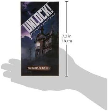 Unlock! The House on the Hill Card Game - Cooperative Tabletop Escape Room Experience! Fun Family Game for Kids & Adults, Ages 10+, 1-6 Players, 60 Min Playtime, Made by Space Cowboys