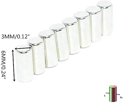 200 Pack 3D Printed Cartan Board Connector for 3D Printing Project of a Settlers of Cartan Board Game 3×6mm Metal Rod 3500 Gs Poles on Curves