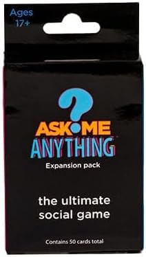ASKMEANYTHING AMA, Card Game Expansion Pack, Original Expansion Pack, Black, 50 Cards
