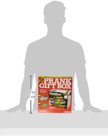 Prank Pack, Fish Eye Prank Gift Box, Wrap Your Holiday Real Present in a Funny Authentic Prank-O Gag Present Box | Novelty Gifting Box for Pranksters, Birthday Gift Wrap