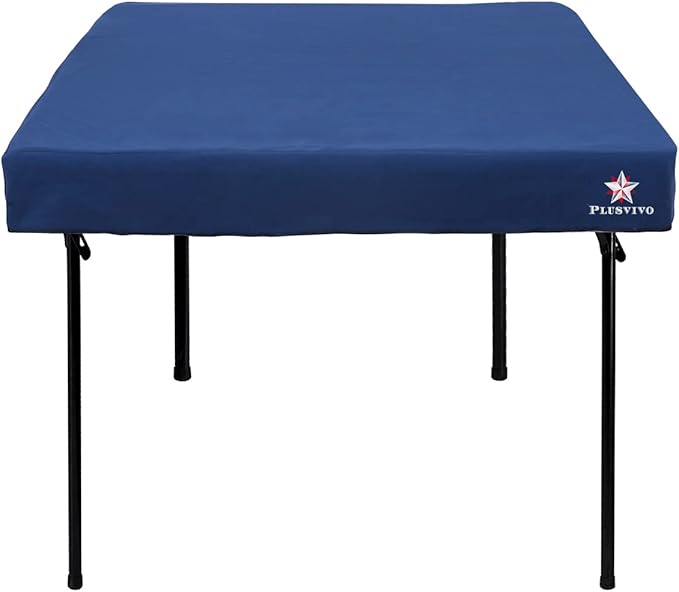 Game Table Cover - Mahjong, Poker, Bridge - Machine Washable Felt - 36" x 36" Blue
