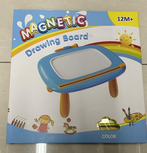 Toddlers Toys Ages 1-3, Magnetic Drawing Board, Toddler Boy Toys for 1 2 3 Years Old, Doodle Board Pad Learning and Educational Toys for 18 Months Baby,1-3 Yr Kids Birthday Gifts - Dark Blue