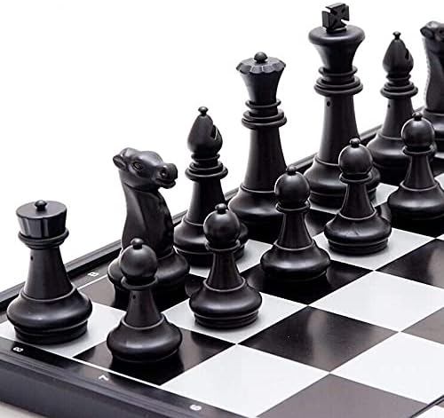 Magnetic Travel Chess Set with Folding Chess Board Educational Toys for Kids and Adults (12.6")