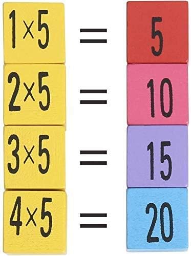 Wooden Toys Hundred Board Montessori Math 10x10 Times Table Tray with Answers Multiplication Educational Game for Kids