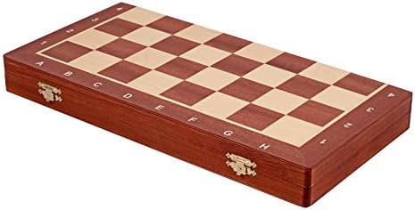 Wooden Tournament Chess Set with Wooden Board and Chess Pieces - Chessmen - European (19" (48cm) - No.5)