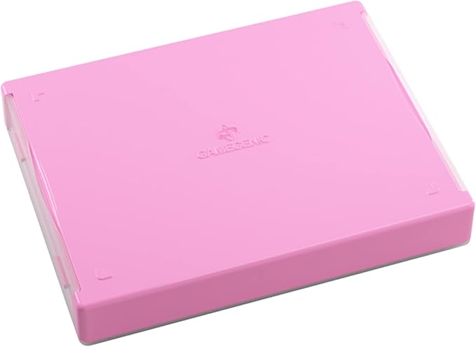 Token Silo Convertible - Store and Organize Board Game Tokens - 9 Removable Trays in 3 Different Sizes - Stackable Token Box - Convenient Space-Saving Design - Pink/White - Made by Gamegenic