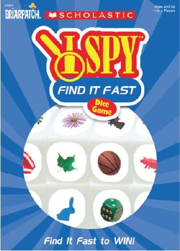 Briarpatch I SPY Find It Fast Game - an Immersive I Spy Adventure for Ages 6+ | Fast-Paced Dice Action, Brain Teasers, Hand-Eye Coordination, and Literacy Skill Building