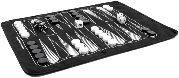 MagBoard by Incremental 3-in-1 Roll-Up Magnetic Travel Games: Chess, Checkers, Backgammon