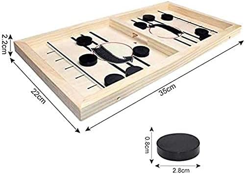 Fast Sling Puck Game, Large Size Table Desktop Battle Board Games Toys, Desktop Sport Board Game for Family Game, Suit for Adults Parent-Child Interactive
