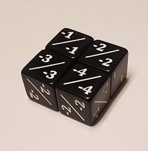 2PCG Dice Counter Set Compatible with Vs. System / 17 Unique Counters/Positive & Negative Counters, Wound Counters and Purple d6 for XP