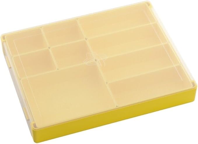 Token Silo Convertible | Store & Organize Board Game Tokens | 9 Removable Trays in 3 Different Sizes | Stackable Token Box | Space-Saving Design | Yellow Color | Made by Gamegenic (GGS22007ML)