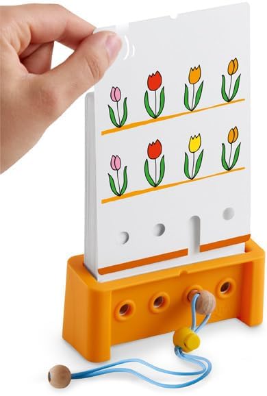 HABA Logic! CASE Starter Set - Brain Teaser Puzzles and Car Games for Kids Ages 4-8, A Handheld Game to Develop Critical Thinking for Kids