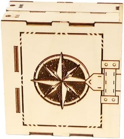 The Broken Token Game Organizer Compatible with Lost Ruins of Arnak - Wooden Game Organizing Box with Multiple Trays