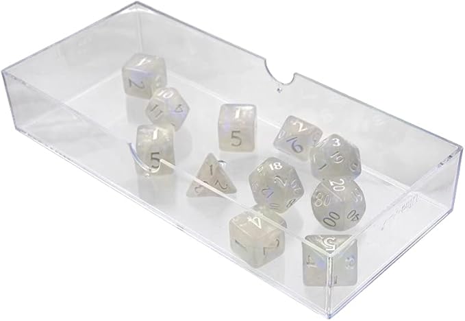 Ultra PRO - Eclipse 11 Dice Set (Arctic White) - Great Dice Set for All Kinds of Card Games and Board Games Such As, DND, MTG, and RPG - UP Your Game with Ultra PRO