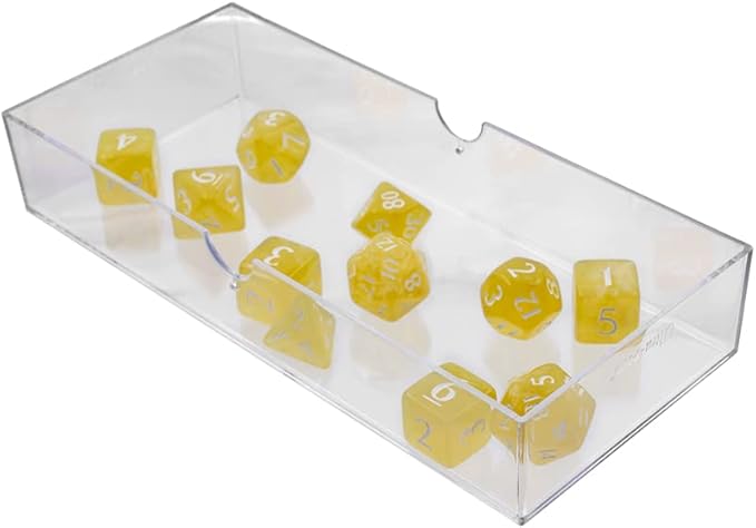 Ultra PRO - Eclipse 11 Dice Set (Lemon Yellow) - Great Dice Set for All Kinds of Card Games and Board Games Such As, DND, MTG, and RPG - UP Your Game with Ultra PRO