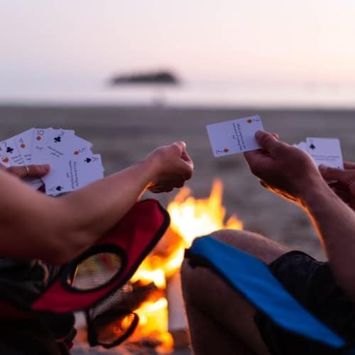 Original & Second Edition Bundle Conversation Starters by Basecamp Cards- 52+2 Family Friendly Unique Questions - Family Conversation Cards - Playing Cards