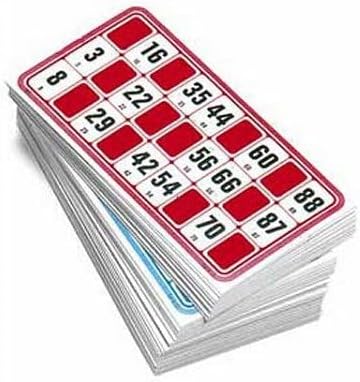 JeujuraJ8989 96 Bingo Cards, Multi-Color