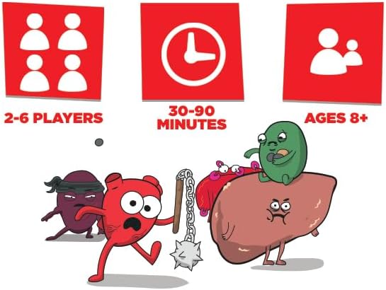The Awkward Yeti Organ Attack! Card Game, A Family Fun Game for Kids and Adults - Funny Playing Cards for GameNights with Family of Kids and Teens | Ages 8+