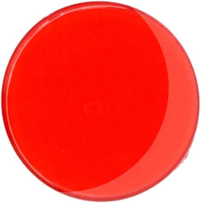 Regal Bingo Plastic Bingo Chips 1000 Pcs - Clear Transparent Counters Game Chips Set for Board Game - Fun Family Bingo Night - 3/4 Inch Red Color