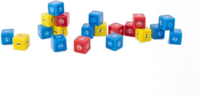 Chip Theory Game burncycle: Extra Action Dice, Set of 20 Game Dice, Strategy Game Accessories
