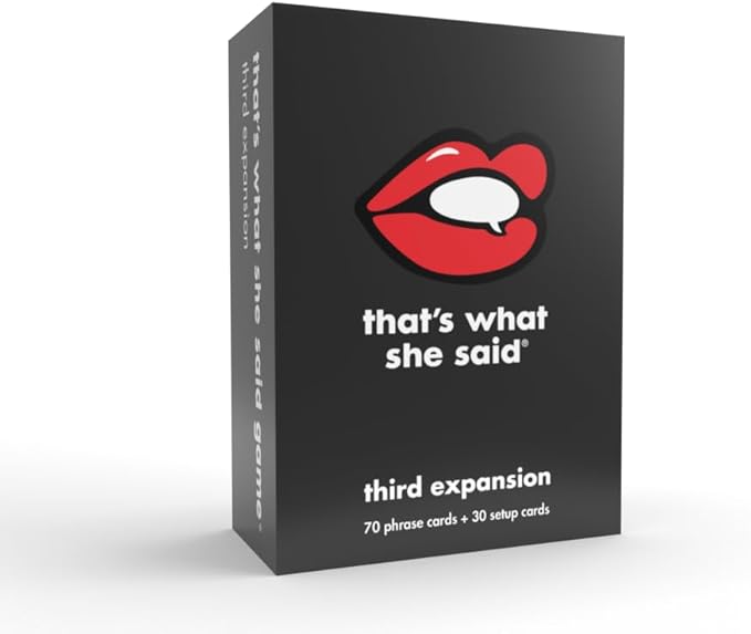 That's What She Said Game - Third Expansion