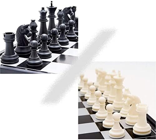Magnetic Travel Chess Set with Folding Chess Board Educational Toys for Kids and Adults (12.6")