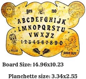 Spirit Game for Spirit Hunt with Planchette and Detailed Instruction 26x38cm Playing Board and Guide Book