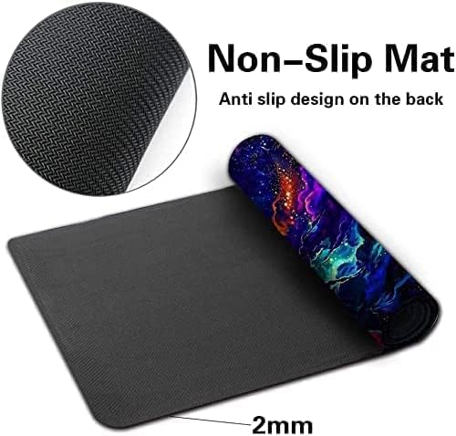 MTG Playmat, Game Play Mat for MTG TCG 24 x 14 inches Trading Card Inked Game Playmats with Storage Bag Smooth Rubber Surface Battle Game