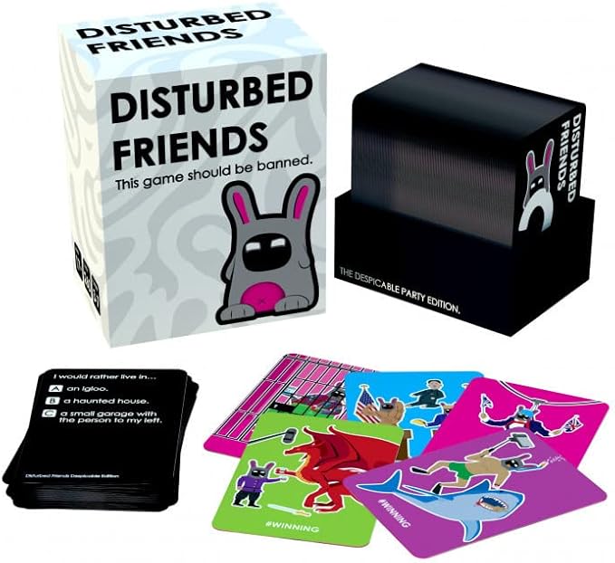 | The Despicable Party Edition | A Great Party Game to Play with Friends | Find Out How Disturbed Your Friends Actually are!
