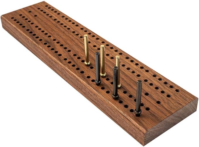 Alex Cramer 'Cabin Club' Classic Domino Set with Black Walnut Case - Premium Quality 28 Indestructible Double Six Dominoes (Double 6 Dominos Set)
