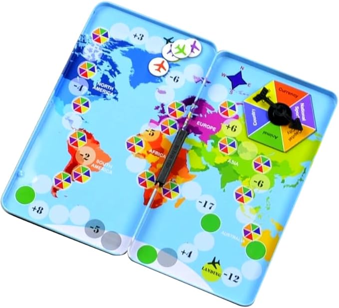 The Purple Cow Magnetic Game Box for kids and adults, Jet Setter