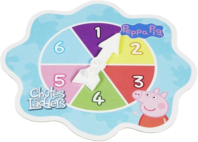 Hasbro Gaming Chutes and Ladders: Peppa Pig Edition Board Game for Kids Ages 3 and Up, Preschool Games for 2-4 Players