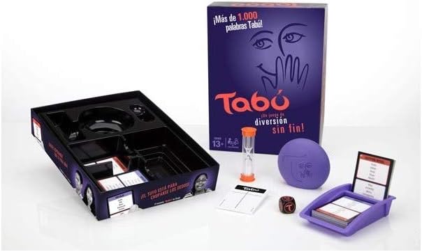 Hasbro Gaming - Taboo Dice Game Spanish Version 26.7 x 20.1 x 5.1 Multicoloured